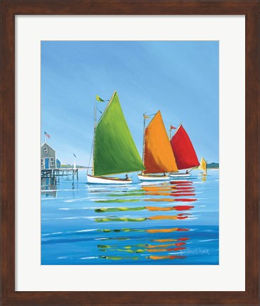 Framed Cape Cod Sail Print