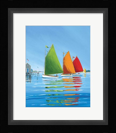 Framed Cape Cod Sail Print