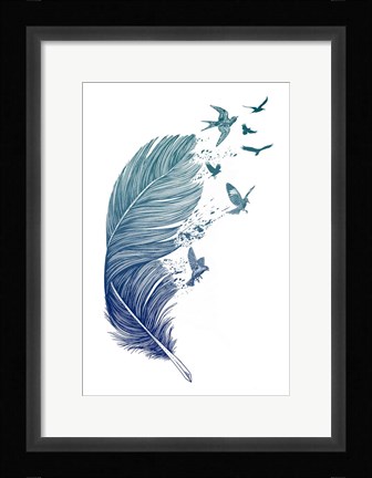Framed Fly Away Print