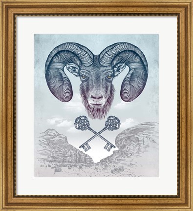 Framed Ram Print