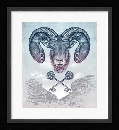 Framed Ram Print