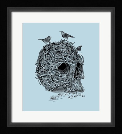 Framed Skull Nest Print