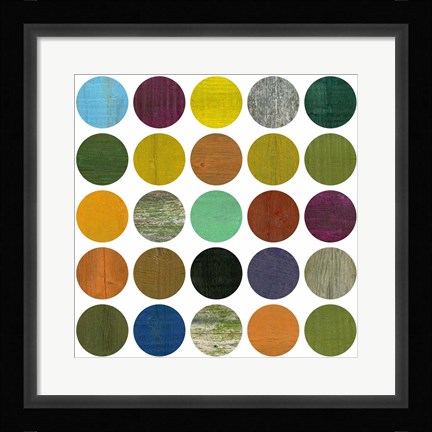 Framed Rustic Rounds 4.0 Print