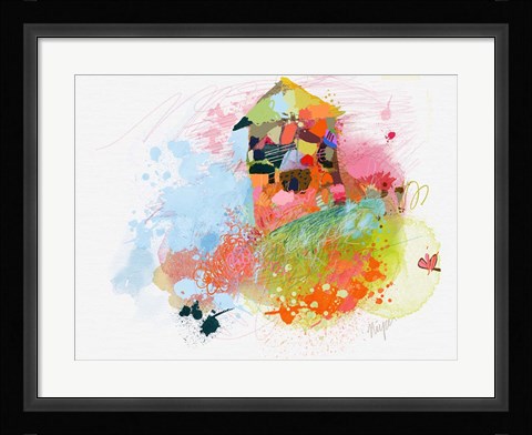 Framed Happy House Print