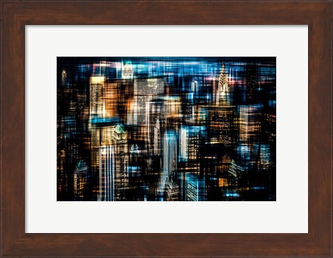 Framed Downtown I Print