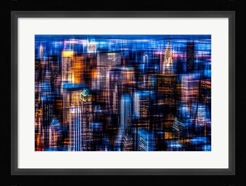 Framed Downtown II Print