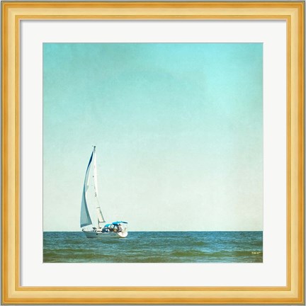 Framed I&#39;m Sailing Away Print