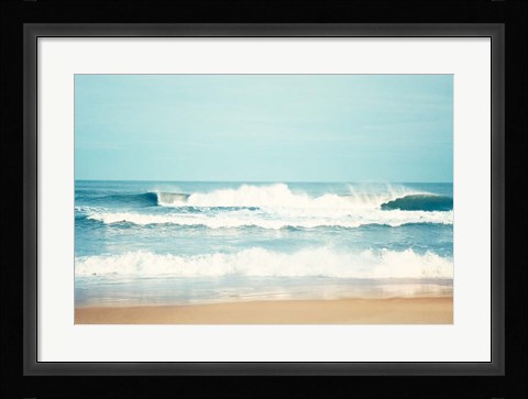 Framed Salty Sea Air Print