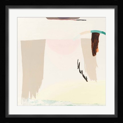 Framed Light and the Desert Print