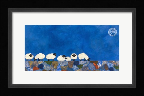 Framed Feeling Sheepish Print