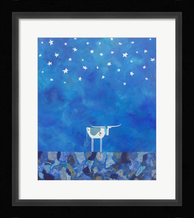 Framed Stars at Night Print