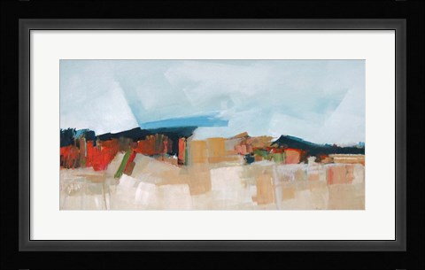 Framed Abstract Landscape Print