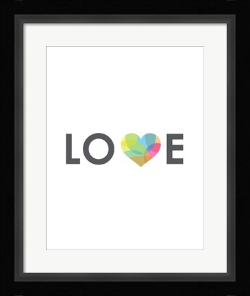 Framed Love Print