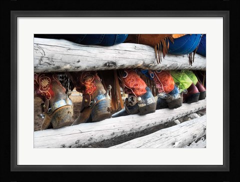 Framed Boots &amp; Spurs Print