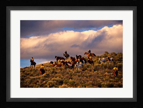 Framed Chasing Thunder Print