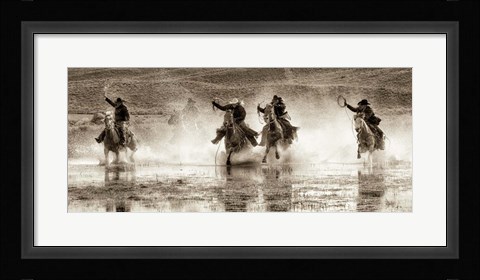 Framed Splash Dance II Print