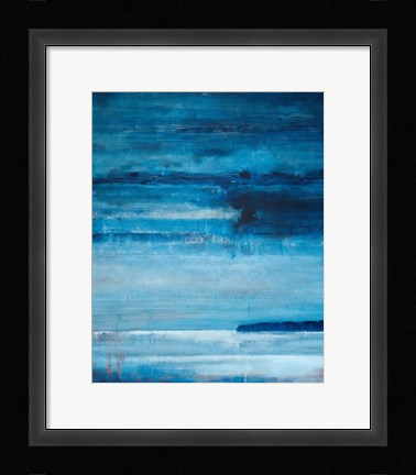 Framed Ocean Blue Print