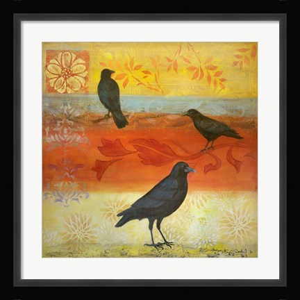 Framed Crow Crossroads Print