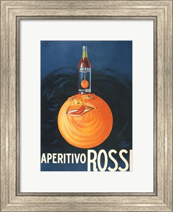 Framed Aperitivo Rossi Print