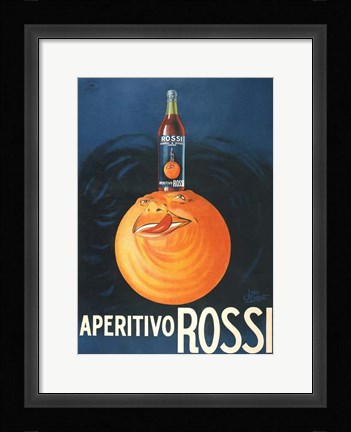 Framed Aperitivo Rossi Print