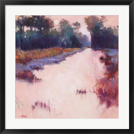 Framed Coral Dawn Print