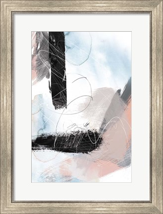 Framed Abstract Blush No. 1 Print