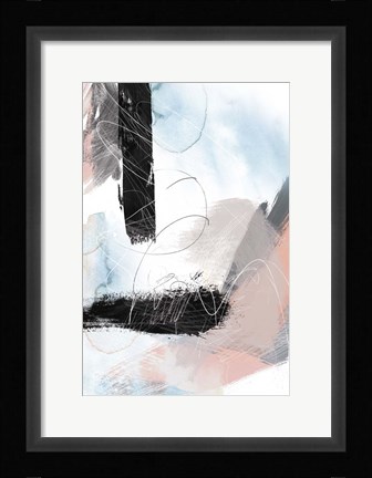 Framed Abstract Blush No. 1 Print