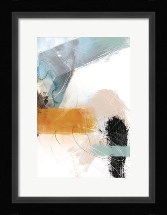 Framed Abstract Blush No. 2 Print