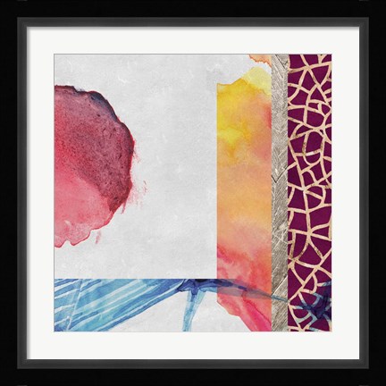 Framed Earth Glows 1 Print