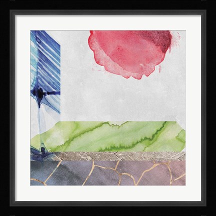 Framed Earth Glows 2 Print