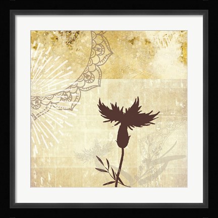 Framed Golden Henna Breeze 2 Print