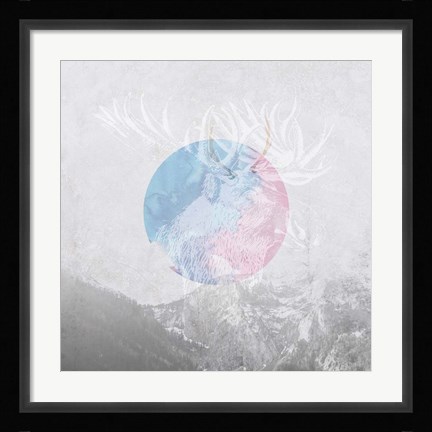 Framed Moose 2 Print