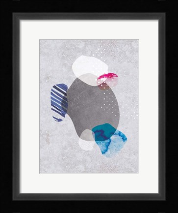 Framed Tidal Impressions No. 2 Print