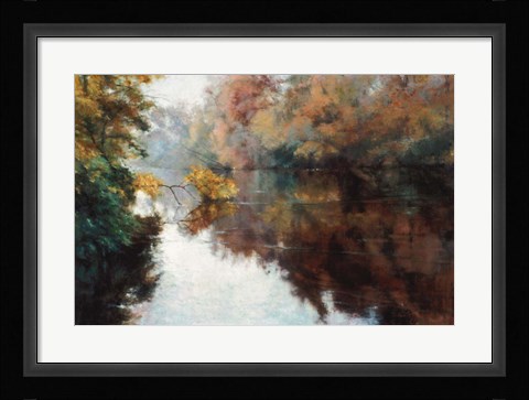 Framed Branch on the Charles Print