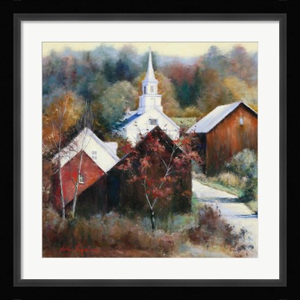 Framed New England Veterans Print