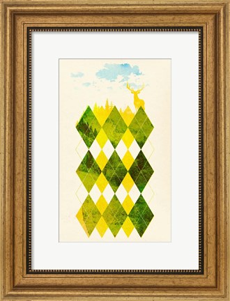 Framed Elegant Forest Print
