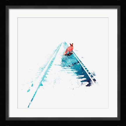 Framed From Nowhere to Nowhere Print