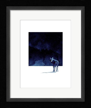 Framed I'm Going Back Print