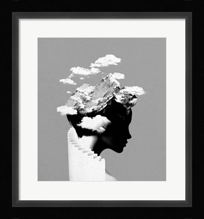 Framed It's a Cloudy Day Print