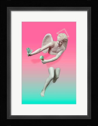 Framed Money &amp; Pistachio Print