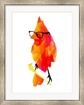 Framed Punk Bird Print