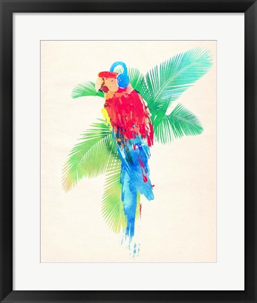 Framed Tropical Party Print