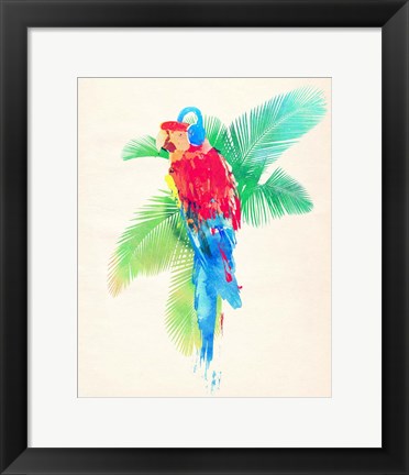 Framed Tropical Party Print