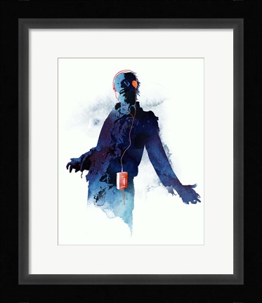 Framed Walkman Dead Print