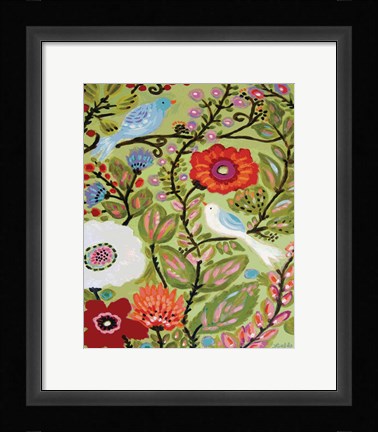 Framed Peace Garden Print