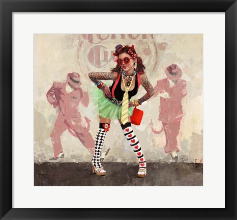 Framed Devil or Angel? Print