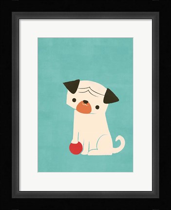 Framed My Red Ball Print