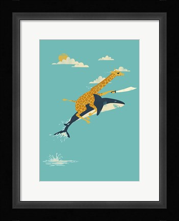 Framed Onward! Print