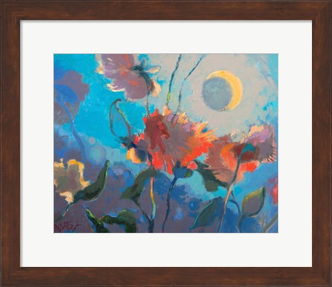 Framed Dahlia Moonglow Print