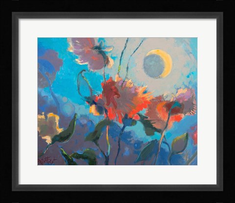 Framed Dahlia Moonglow Print